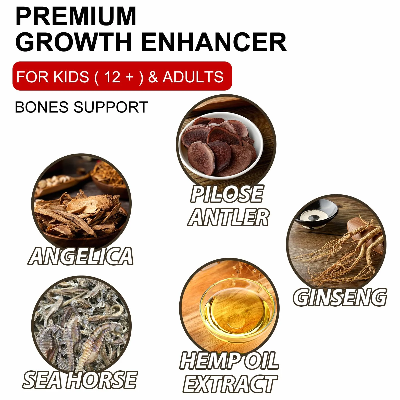 Parches De Crecimiento De Altura, 16 Piezas Para Adultos Y Adolescentes