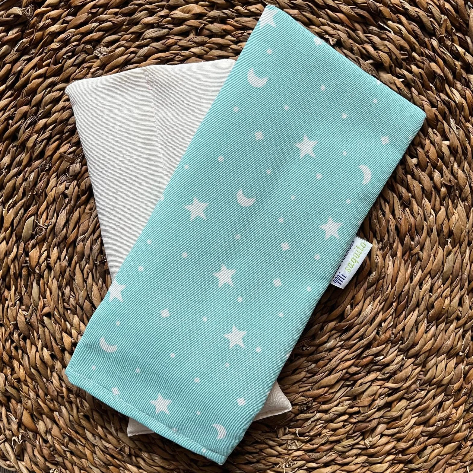 Saco Térmico de Semillas para Bebé 20x10 cm Funda Lavable Saquito Anticolicos Microondas Bolsa Térmica Semillas Trigo Lavanda Recién Nacido Alivio Cólicos