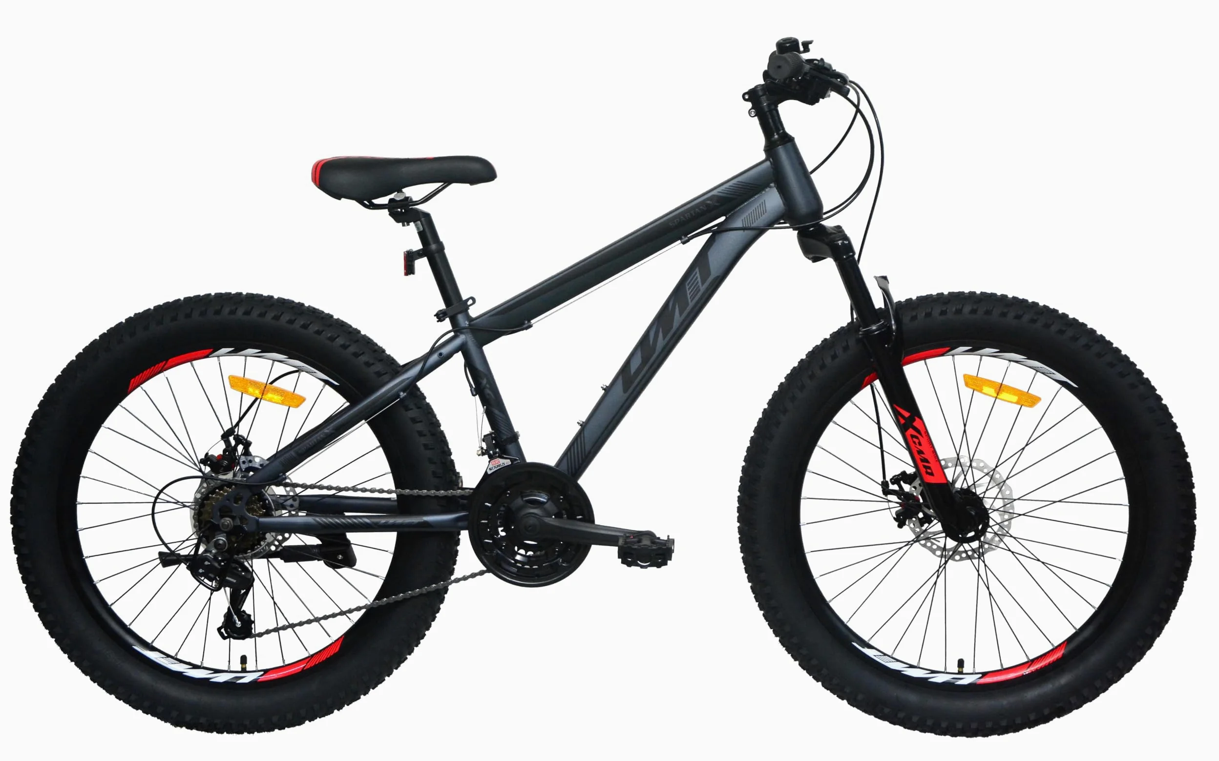Bicicleta 24 Pulgadas niño 9-12 años | Bicicleta de montaña + Ruedas Fat 3.0 + 21 Velocidades Shimano + Suspensión Delantera | Ideal para Aventuras al Aire Libre