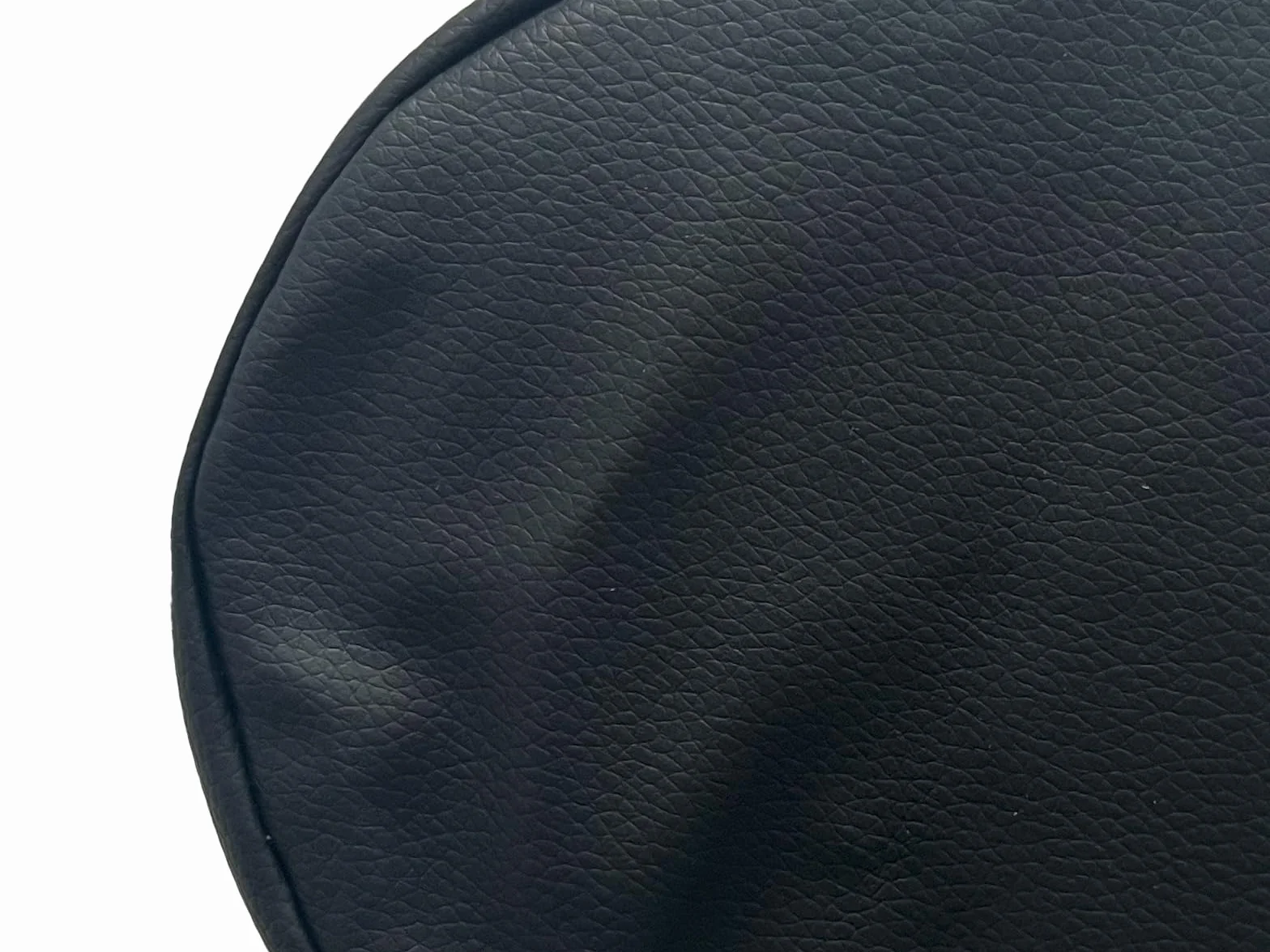 QUIRUMED Cojín Rodillo 55x15 cm Negro Polipiel Relleno Espuma Yoga Fitness Masaje