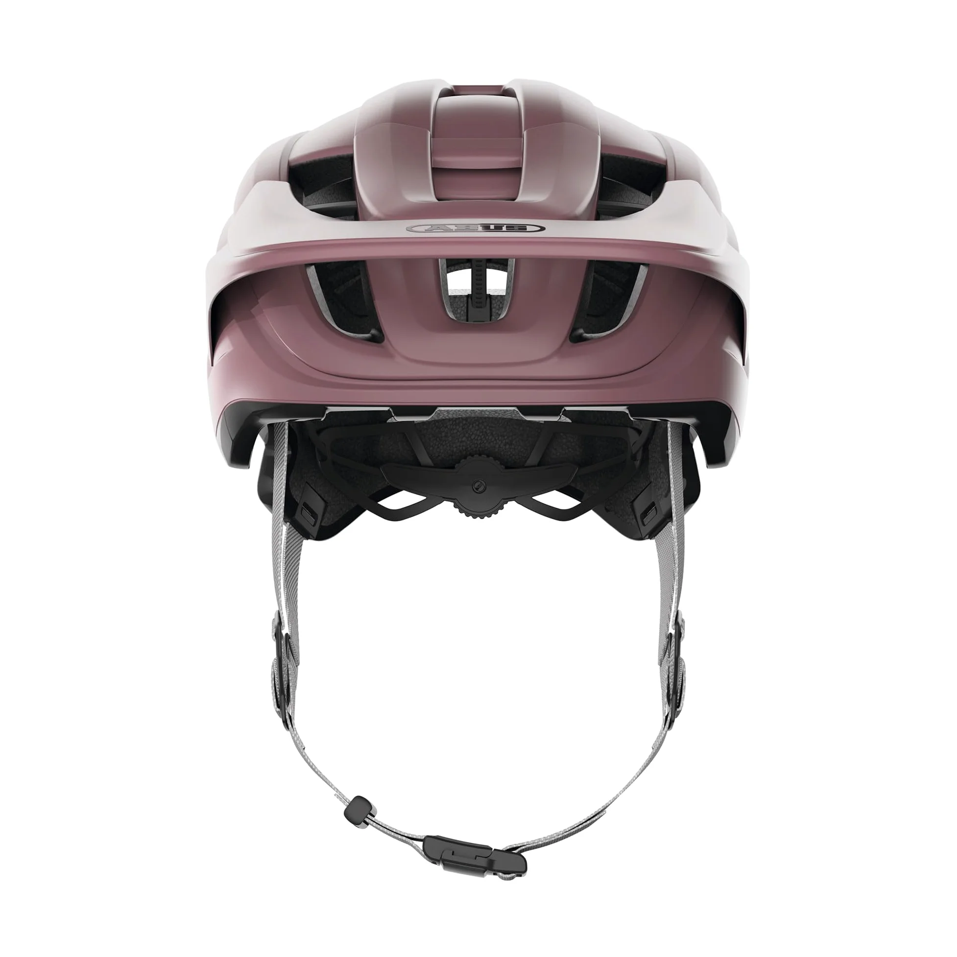 ABUS Cliffhanger Casco MTB para Bicicleta, Blush Red, L | Casco MTB para Singletrail y Enduro, cierre magnético, visera ajustable, almohadillas lavables