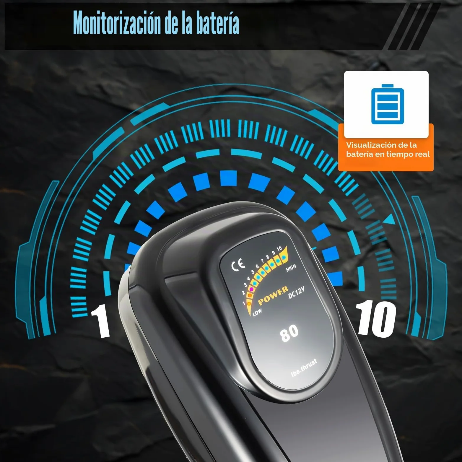 Motor Fueraborda Electrico, 12V Motor Paddle Surf, 626W Propulsor Acuatico con Empuje de 80lbs, Motor de Cobre Puro, Hélice de 3 Palas, para Botes Pequeños, Barca Hinchable, Kayaks o Inflables