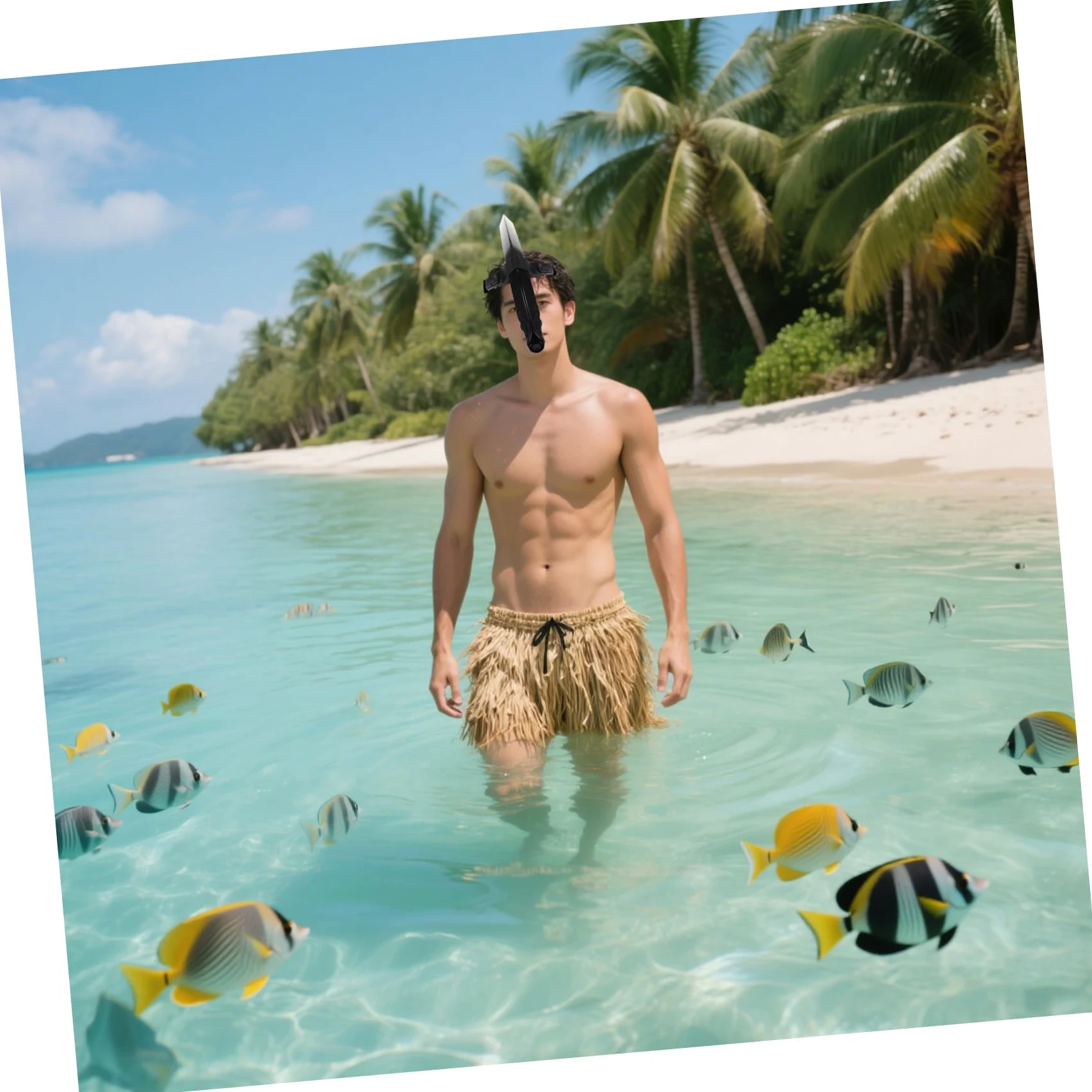 Snorkel de Buceo Boquilla de Silicona, Diseño Semiseco, Diadema Ajustable para Adultos y Principiantes en Piscinas y Aguas Abiertas