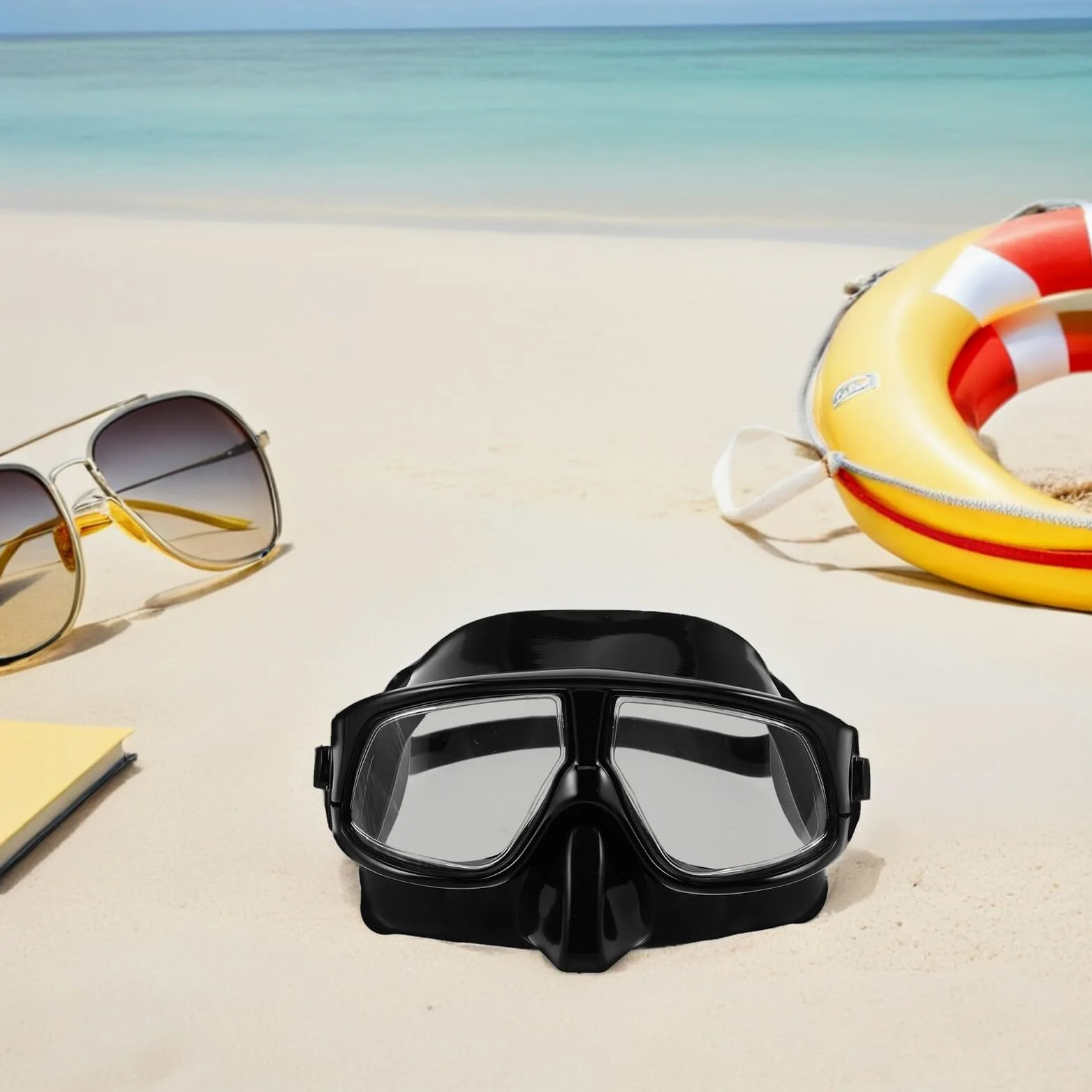 STOBAZA Máscara de Buceo Snorkel Ajustable para Adultos Diseño Volumen para Ahorro de Aire Amplia Visión Panorámica y Comodidad Ergonómica para Natación y Buceo