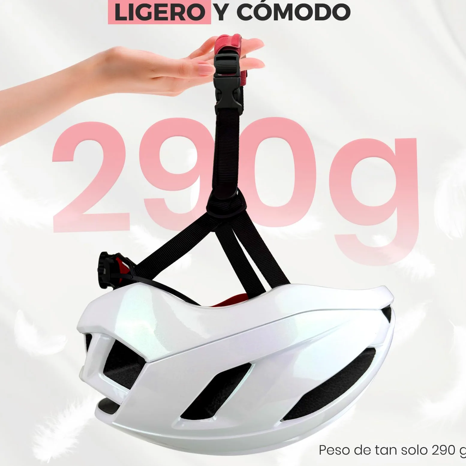 LeapBeast Casco de Bicicleta Adulto, Cascos de Bicicleta de Carretera, Casco MTB Hombre Mujer, Casco de Bicicleta Ultraligero, Transpirable y Perlado para Adultos Ajustable