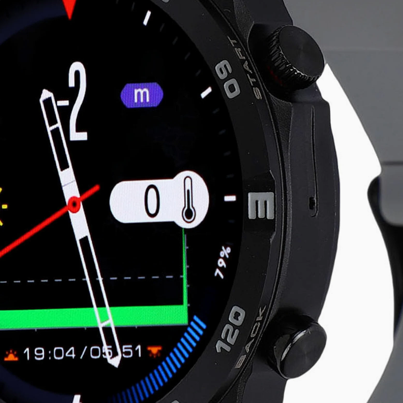 HEEPDD Reloj Inteligente, Reloj Inteligente de Buceo de Aleación de Zinc con Pantalla de 1,43 Pulgadas, Sensor de Profundidad de 100 M, Batería de 5040 MAh, Monitor de Sueño SpO2 de Frecuencia
