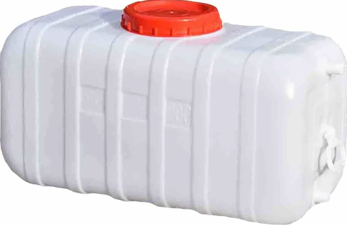 Tanque Almacenamiento Agua Rectangular Plástico Contenedor Almacenamiento Agua Purificada Grado Alimenticio Adecuado Exteriores