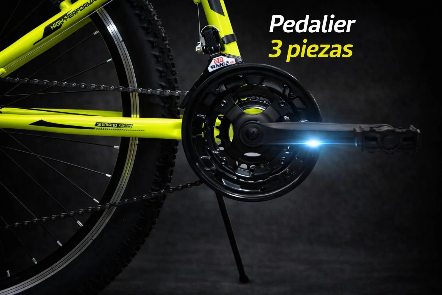 Bicicleta 24 Pulgadas Niño 8-12 Años 21 Velocidades Shimano Suspensión Delantera
