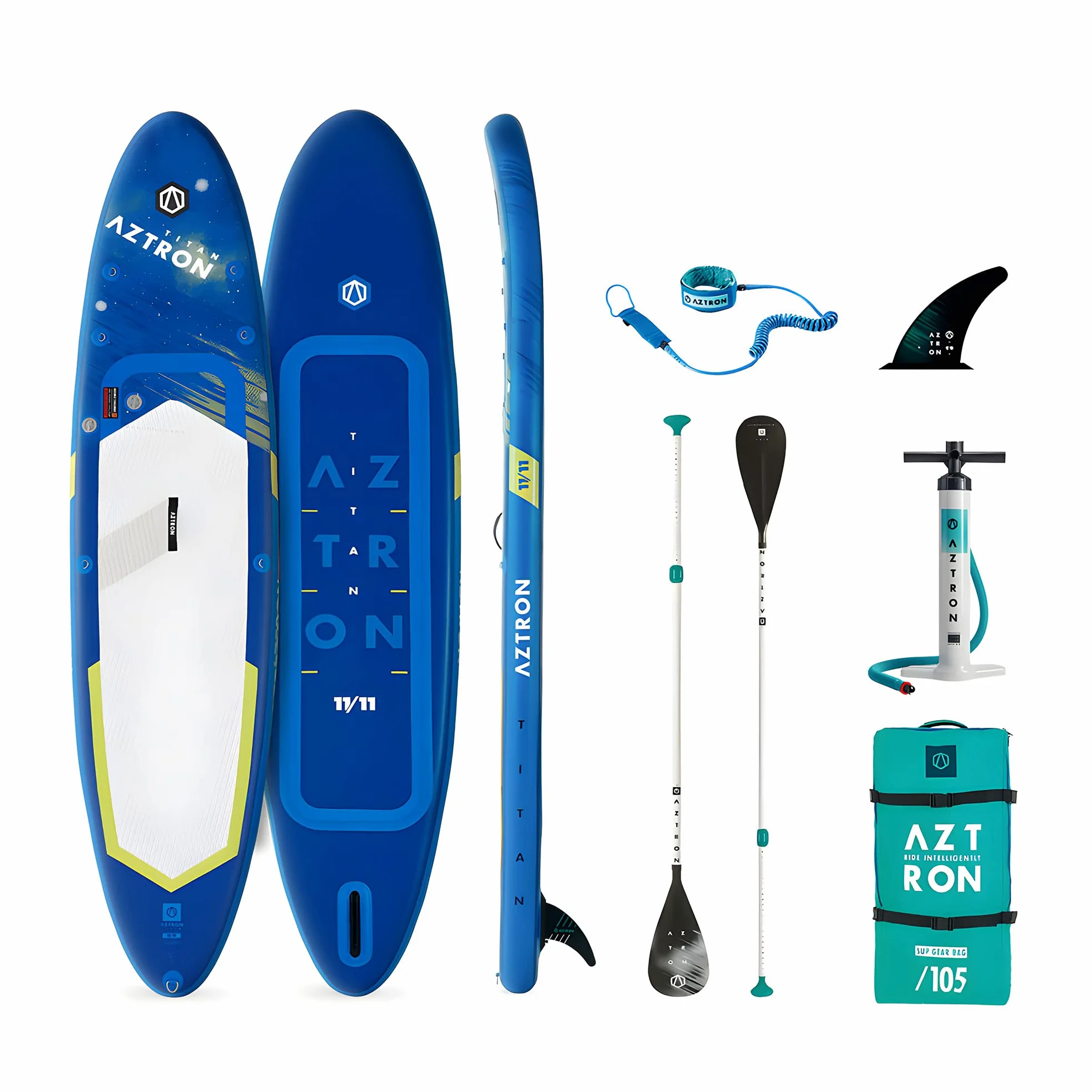 Aztron 2.0 11'11" Sup Titan All Round, Unisex Adulto, Turquesa