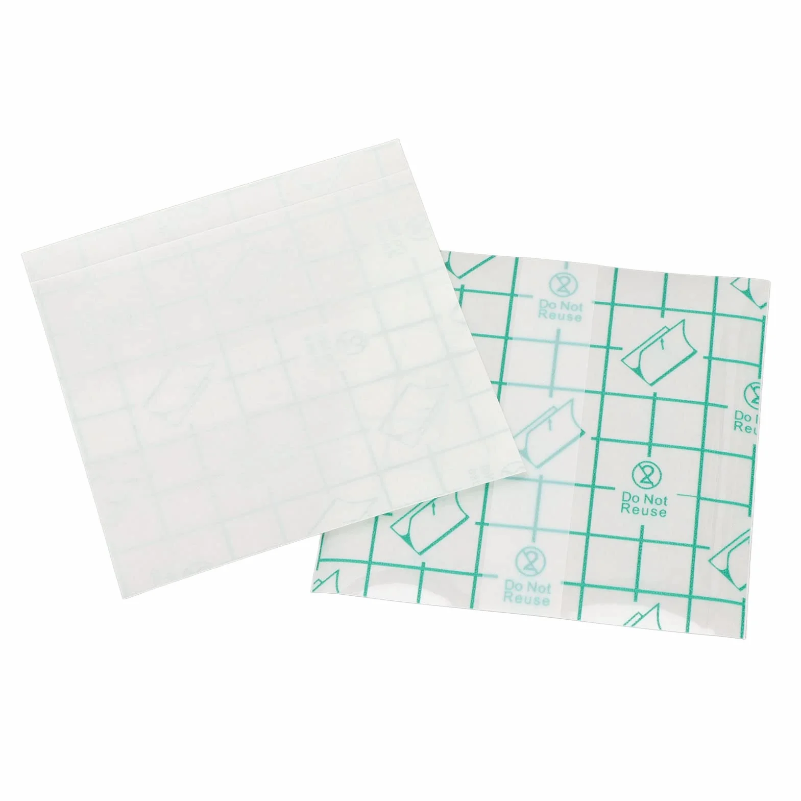 Cinta de Vendaje de Película Transparente Impermeable 8x8 cm, 100 Piezas Desechables