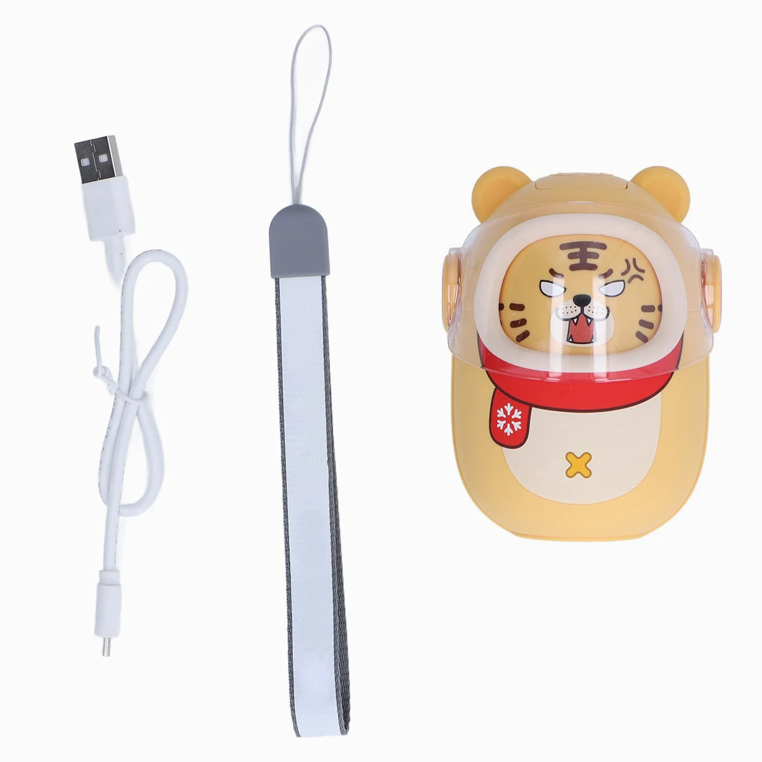VomekoCalentadores de Manos Recargables, Calentador de Manos portátil Lindo Tigre, Calentador de Manos USB Multifuncional de Invierno, Lindo Calentador de Manos USB de Bolsillo, R