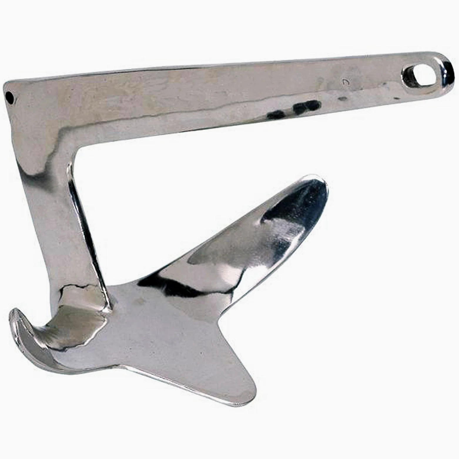 Ancla Tipo Bruce Nautica Barco Barcos Bote 5 Kg de acero brillante a Espejo