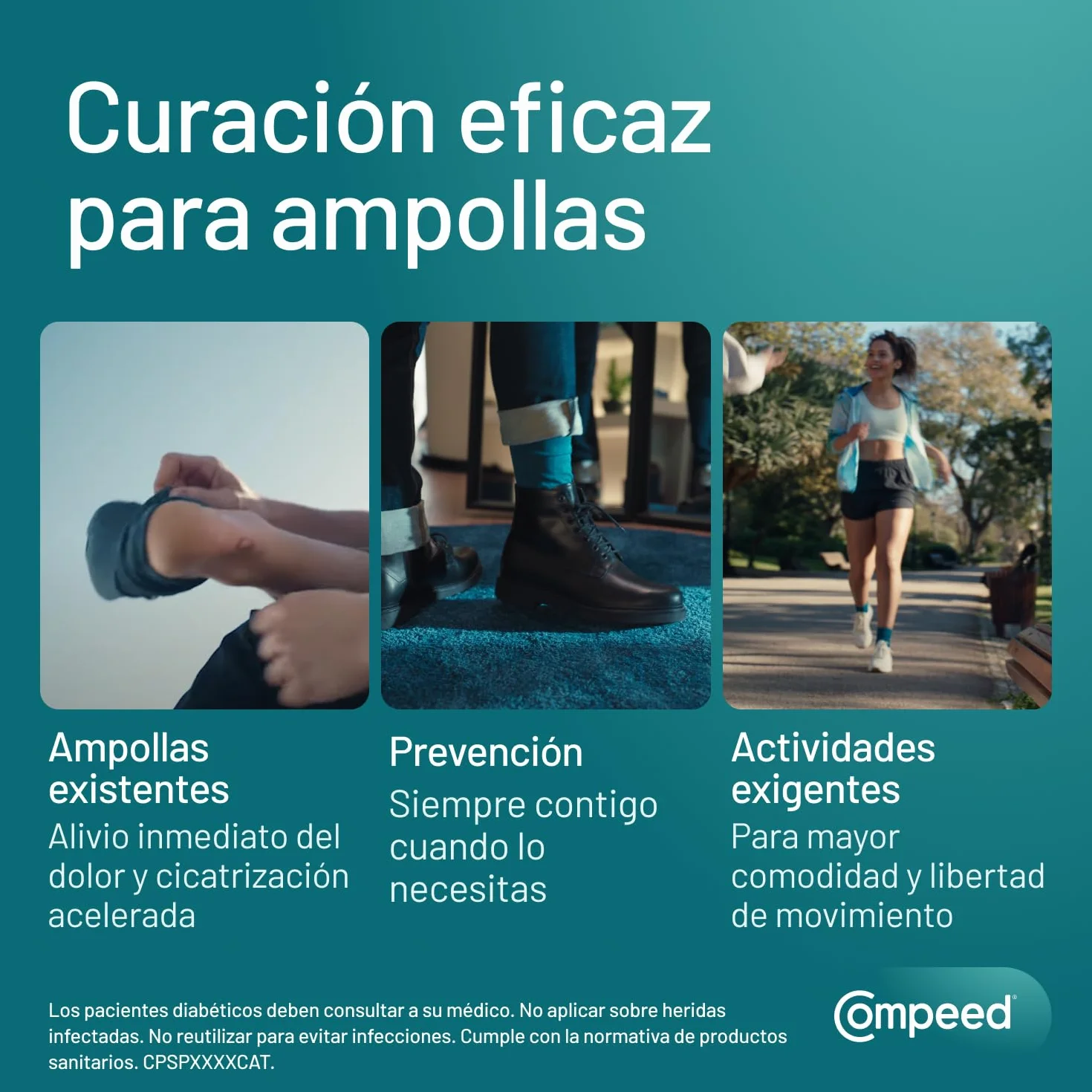 COMPEED Ampollas Medianas Protección Contra Rozaduras Pack 10 uds
