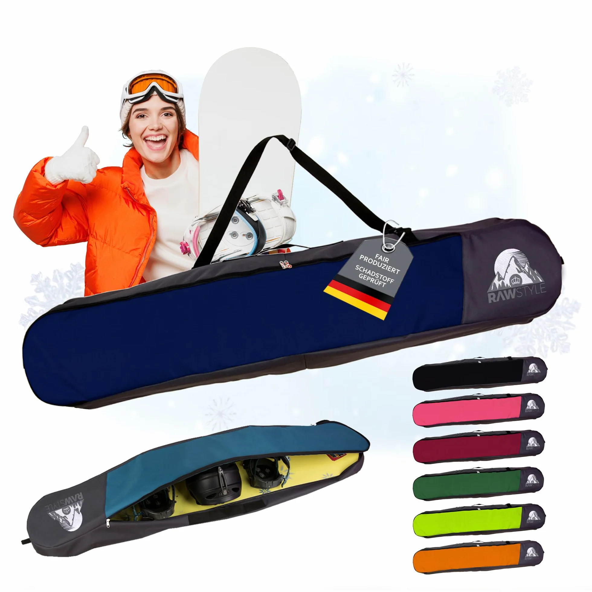 Rawstyle Bolsa de Snowboard Mochila Modelo 2