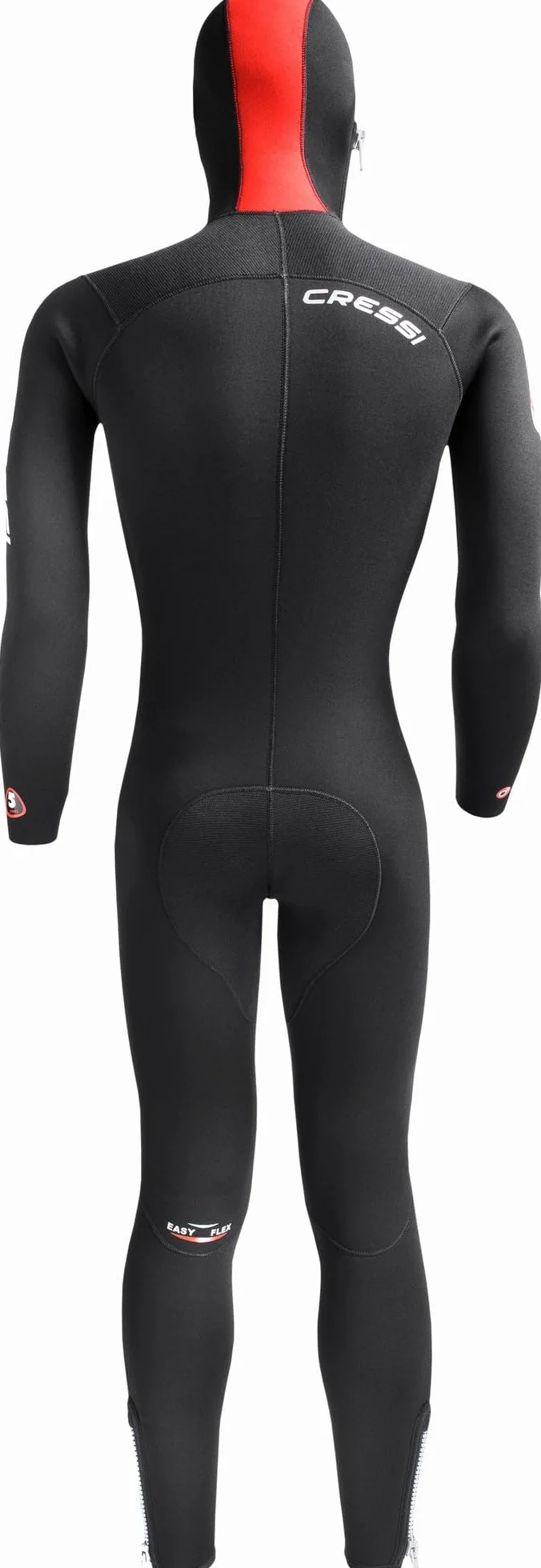 Cressi Diver Man Monopiece Wetsuit, Traje de Buceo de Una Pieza para Hombres, Disponible en 5 mm/7 mm