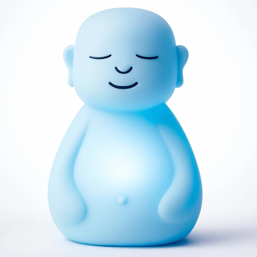 Lámpara Anti-estrés Zen para Meditación y Relax con Atención Plena (Blanco) - Alivia Estrés y Ansiedad