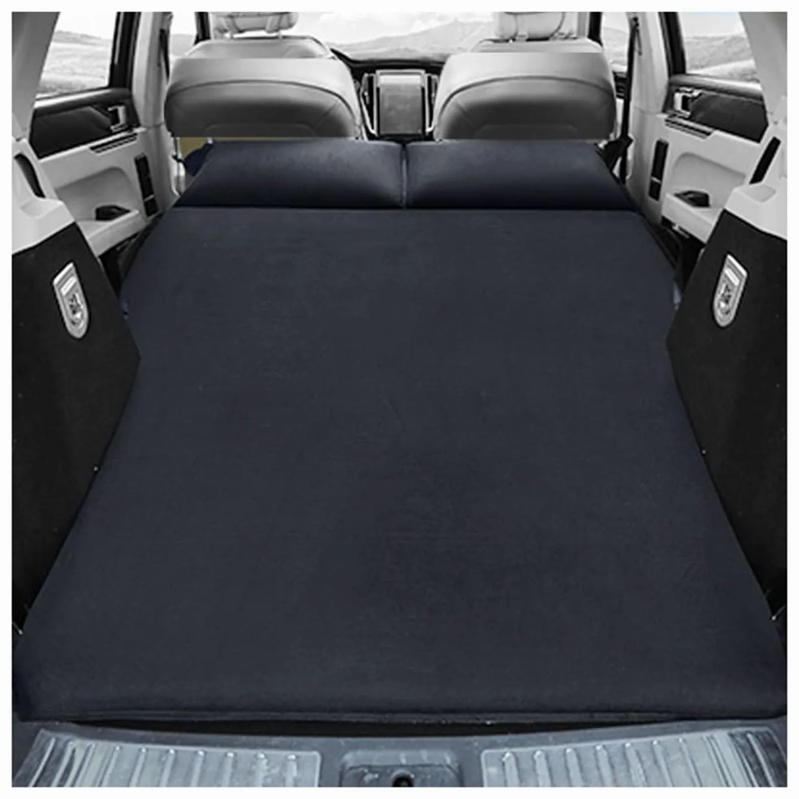 Colchón Coche para Toyota RAV4 2009-2023 | Cama Coche Hinchable, Colchoneta Camping SUV, Esterilla Maletero Plegable, Almohada Gamusa, Colchón Viaje Coche