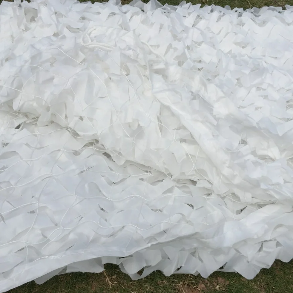 Red de Camuflaje de Color Blanco Nieve de Camuflaje Neta 3x4M （9,8x13ft）