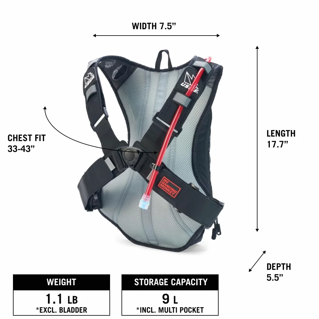 USWE Outlander - Mochila de hidratación (9 L)