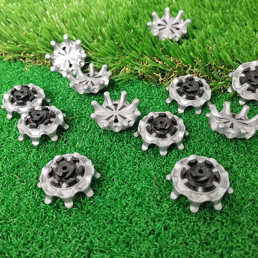 Clavos para Zapatos De Golf,12 PCS Tacos para Zapatos de Golf Reemplazos de Picos de Golf Anti Deslizamiento Clavo para Zapato de Golf