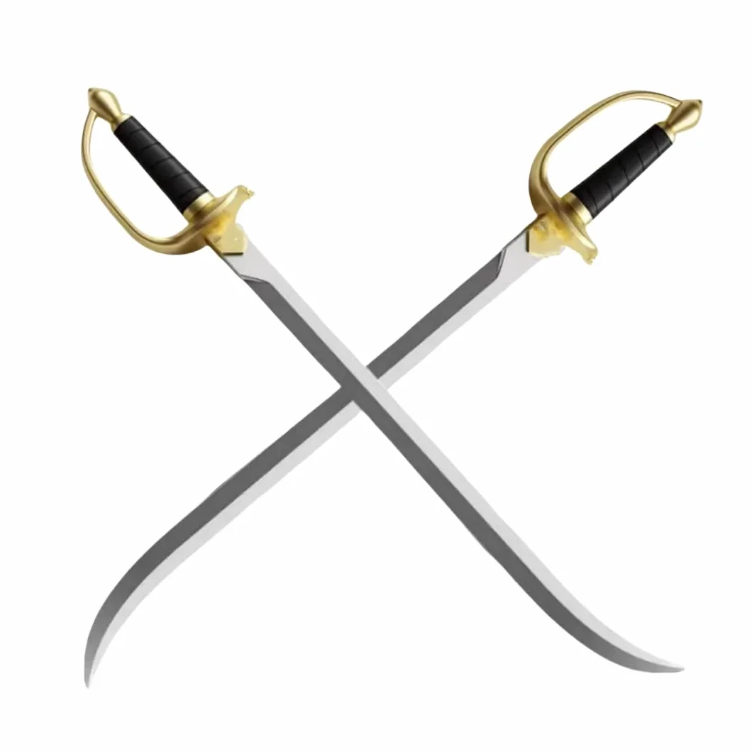damdos Espadas para cosplay de Halloween, cuchillo Thu-nder, 2 unidades de 30 pulgadas, espada de capitán, cuchillo pirata, arma de poliuretano, regalos de cumpleaños