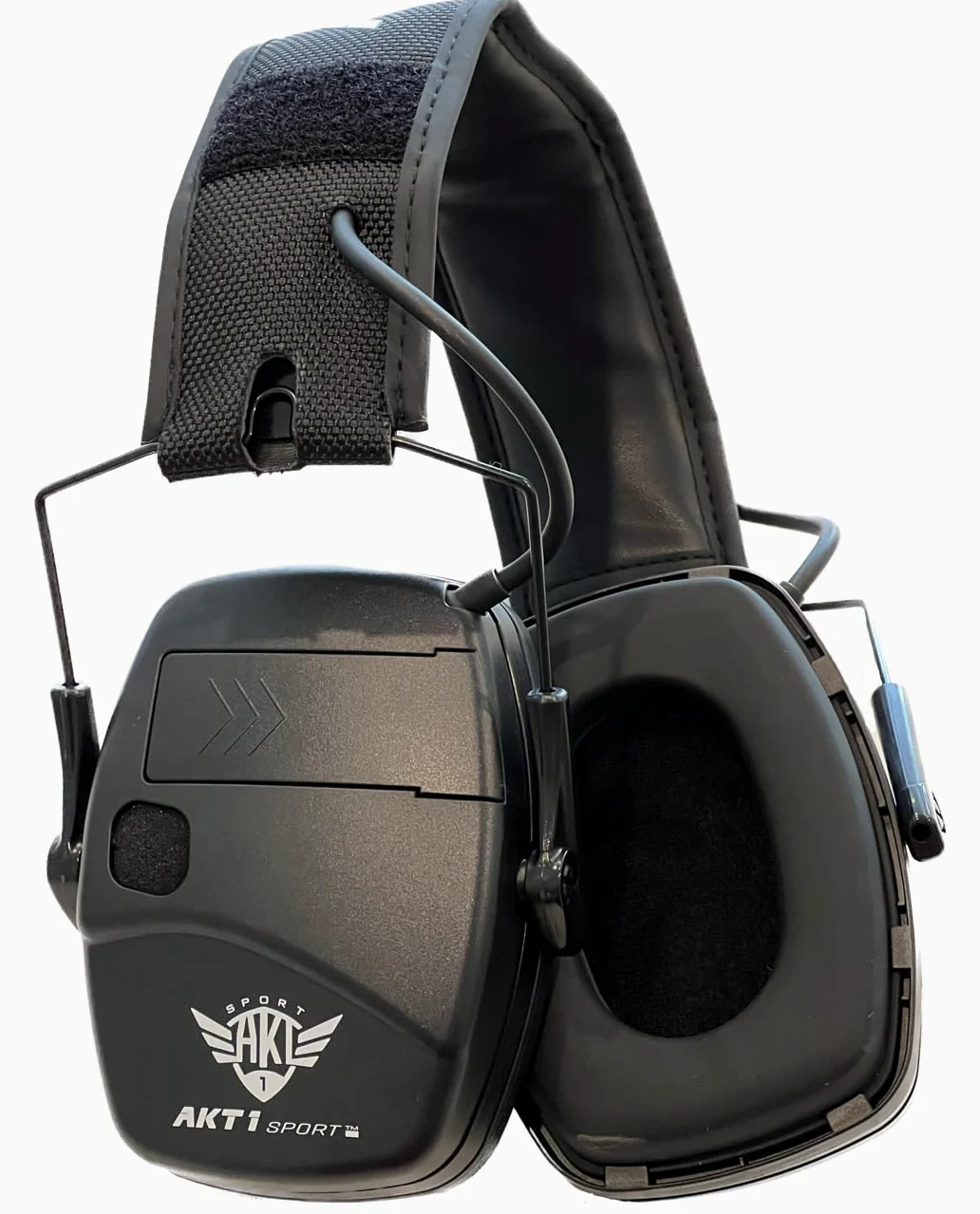 Cadre - Orejera de seguridad delgada de amplificación de sonido electrónica de perfil bajo, para campo de tiro, pistola, rifle, corte, construcción, talleres de trabajo, NRR 22dB