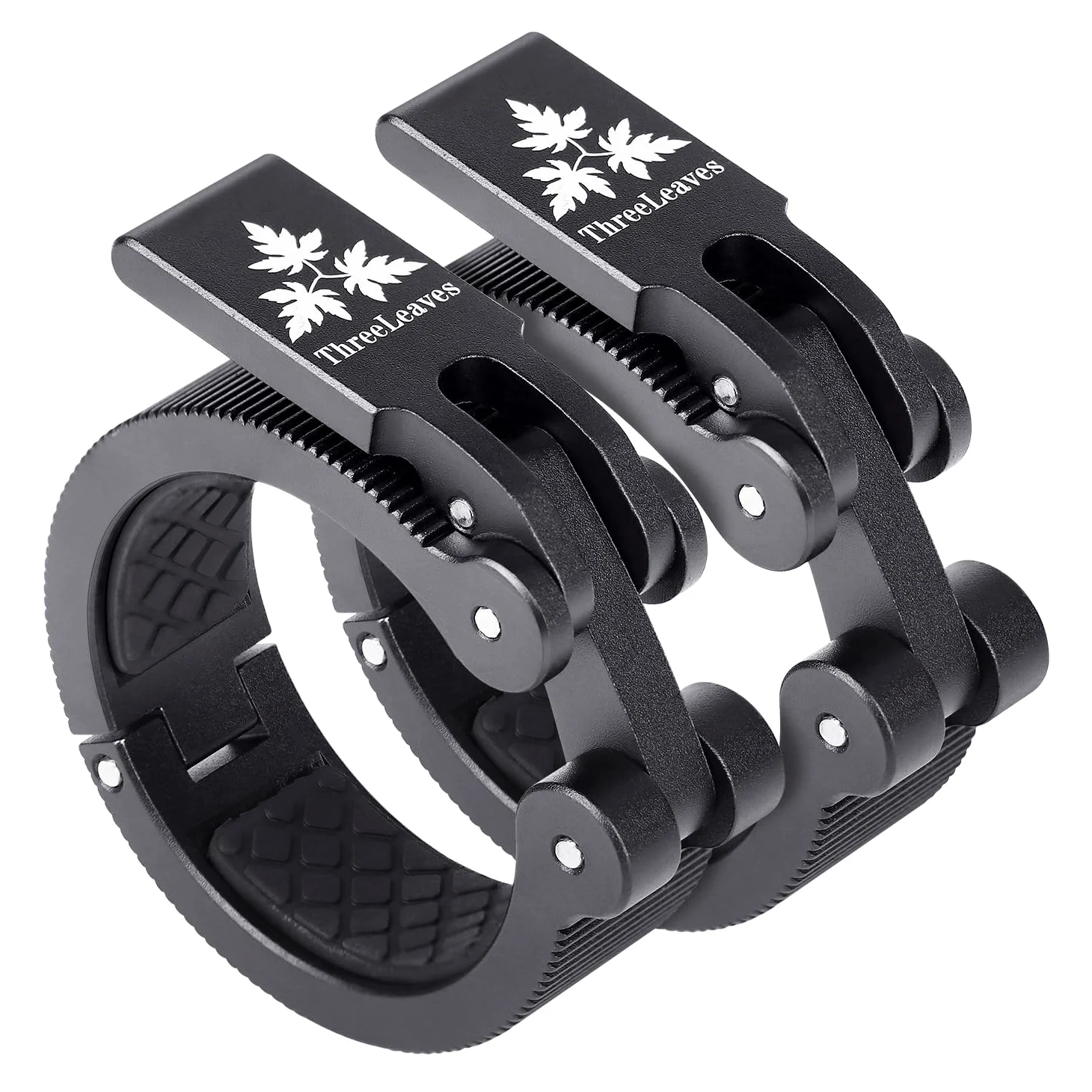 Abrazaderas olímpicas de 2 pulgadas. Collares de ejercicio de aleación de aluminio para levantamiento de pesas. Clips de peso seguros y de liberación rápida para sesiones intensas de
