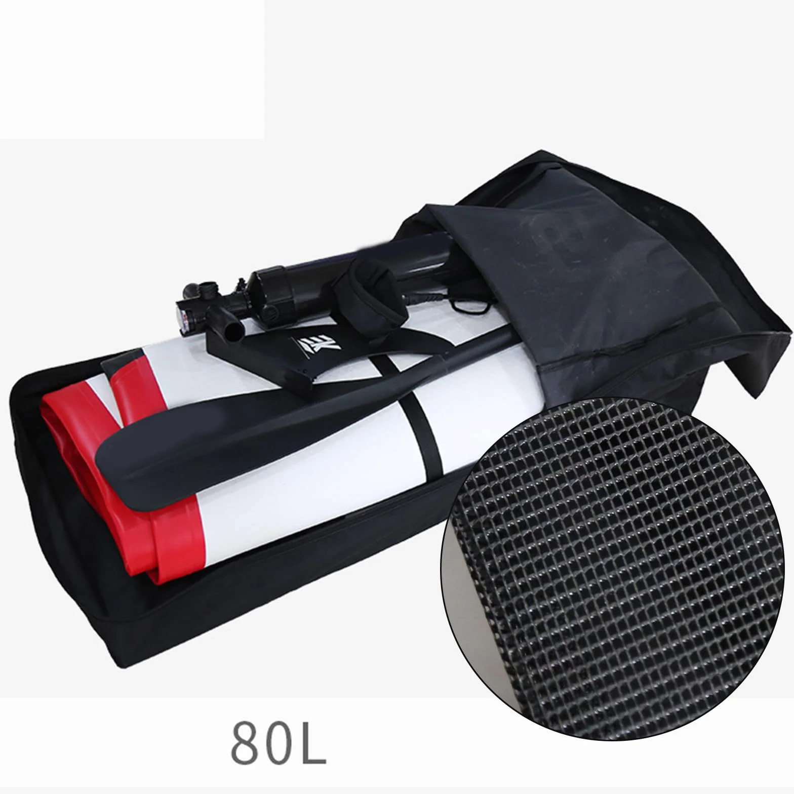 1. Mochila inflable de gran capacidad para tabla de surf, bolsa seca portátil con bolsillo lateral, mochila portátil para tabla de surf, bolsa de viaje con bolsillo lateral pequeño