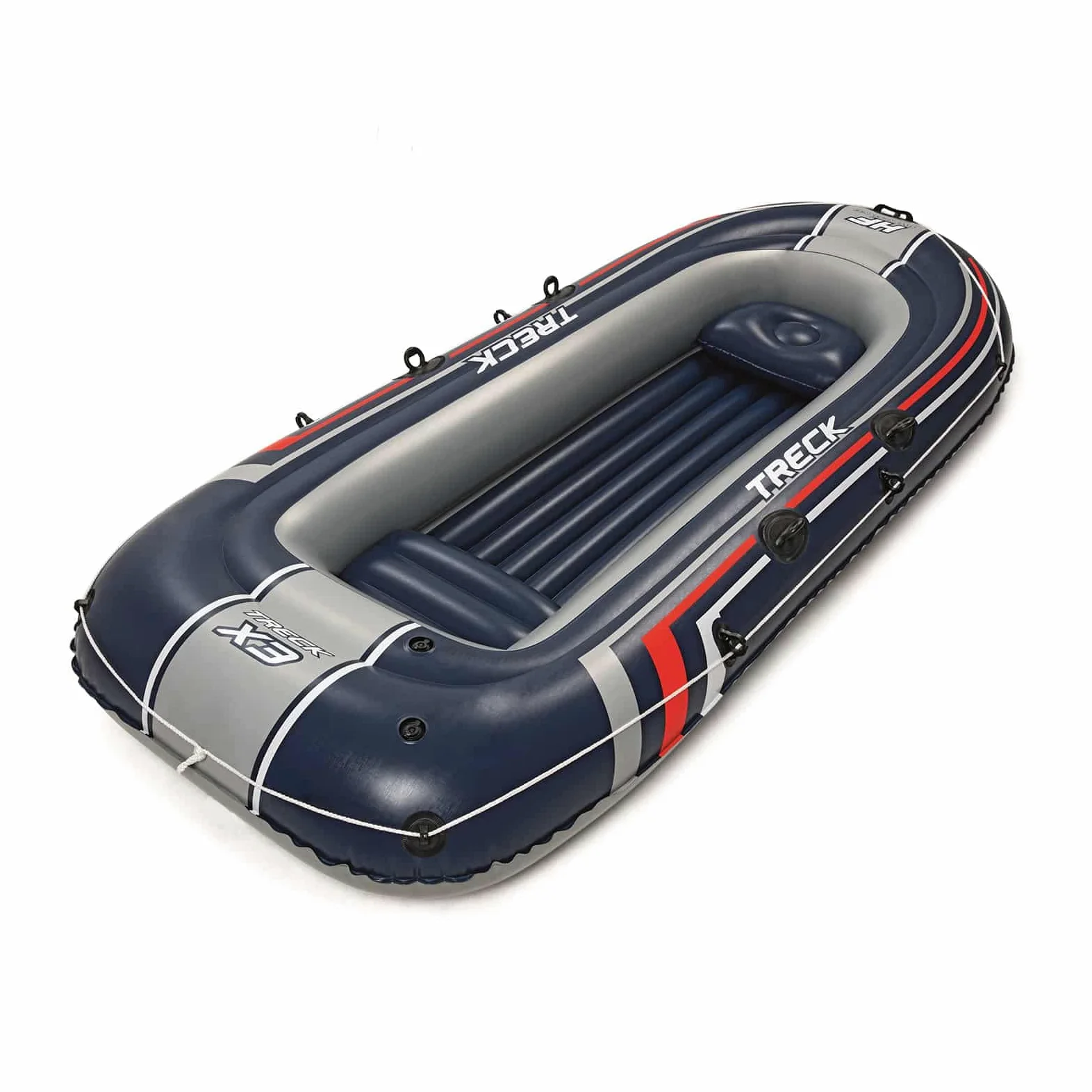Bestway Hydro-Force Treck X 3 - Bote Hinchable para 3 Adultos y 1 niño, 307 x 126 x 39 cm