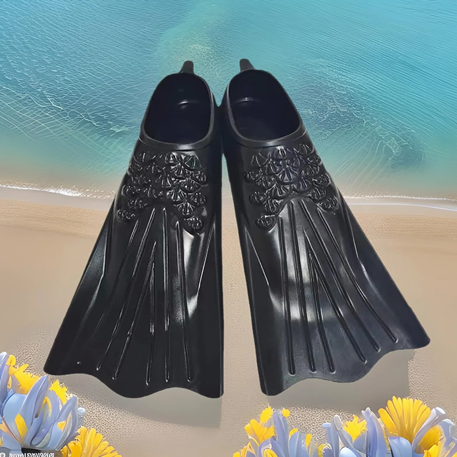 Aletas de Pato Buceadora Buceo Zapatos De Rana Snorkel Aletas Cortas para Bucear y Nadar