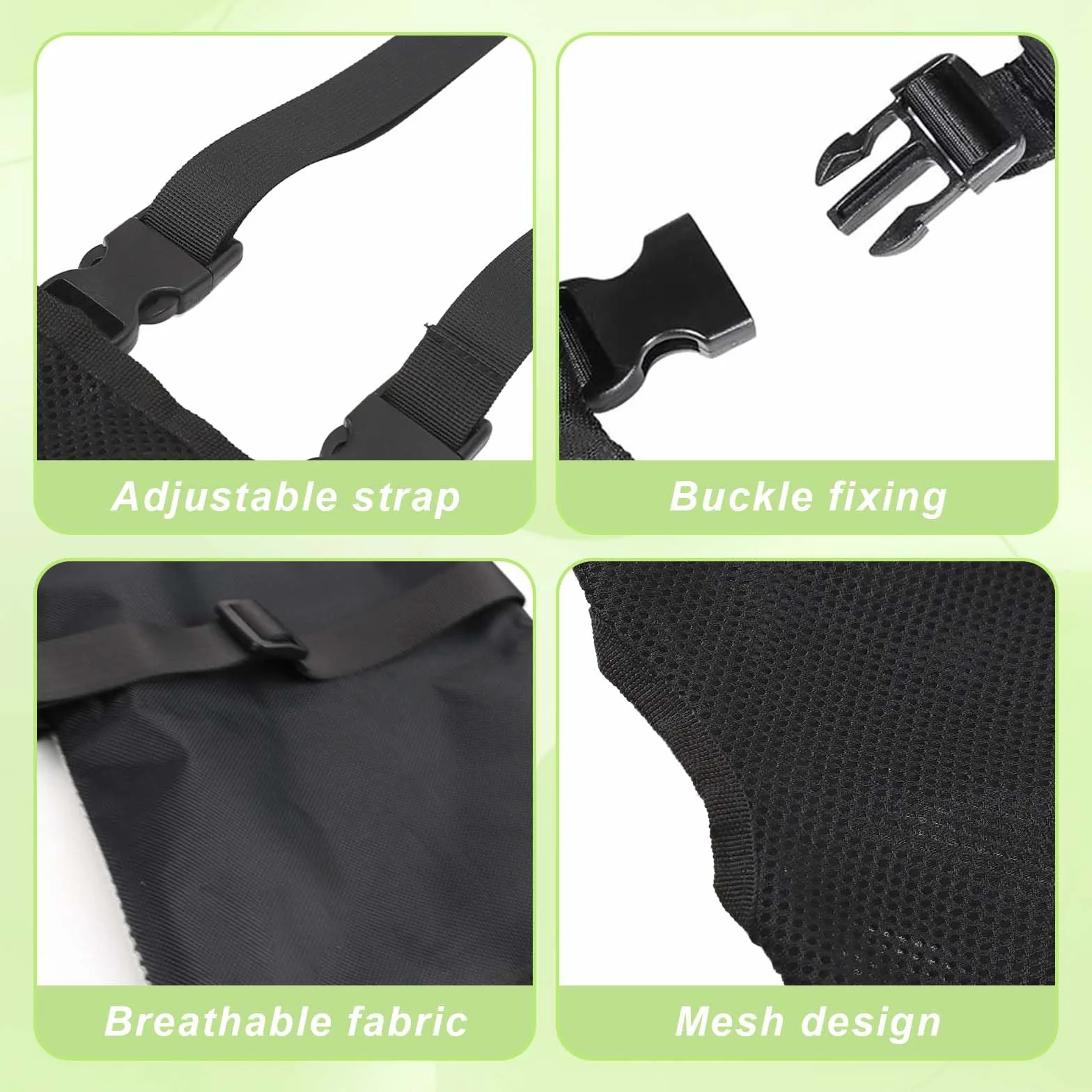 Taschen für Urinbeutel, Bolsas para Catéter, Bolsa de Pierna Ajustable 28 cm x 20 cm