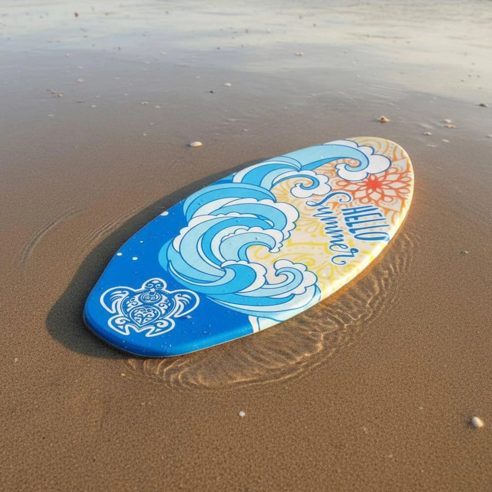 Tabla de Skimboard Ligera Tabla de Playa Madera Deporte Acuático