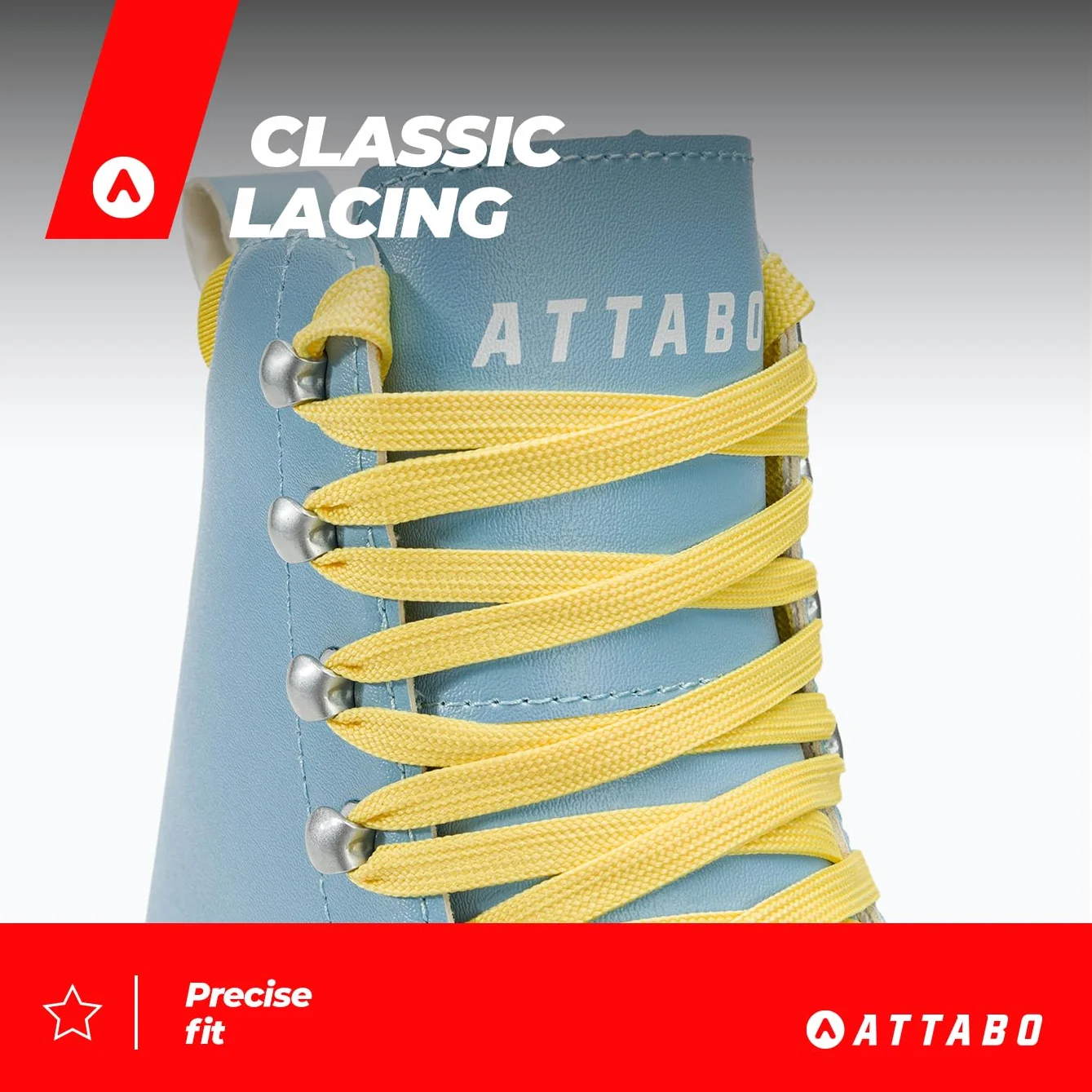 ATTABO Patines de Ruedas Cascada para Mujer Talla 36-41 EU Caña de Piel sintética Ventilación Chasis de Aluminio ABEC-7 Ruedas 82A Protección de Dedos Frenado Seguro Ajuste Preciso Color Azul