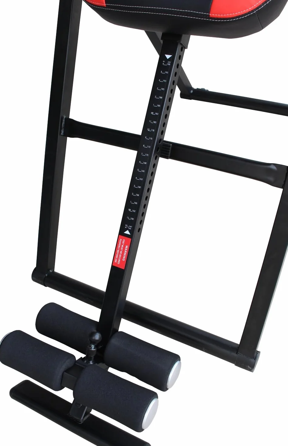 YATEK Tabla de inversión Plegable Deluxe, soporta hasta 150kg con masajeador, Robusta y Posibilidad de inversión Total