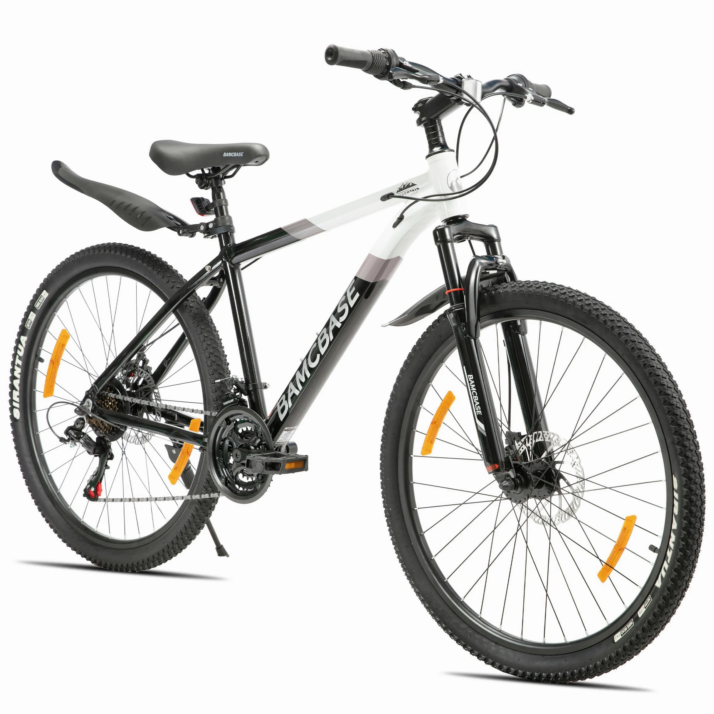 HILAND Rockford Bicicleta de Montaña 26" 27,5" MTB Hombre & Mujer, 21 Velocidades con Frenos de Disco, Cuadro de Aluminio Hardtail, Bicicleta Unisex para Adultos
