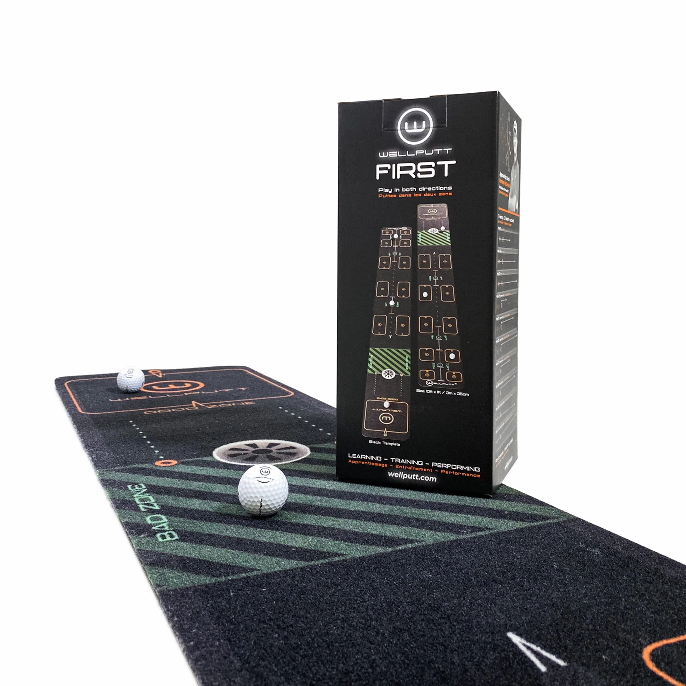 WELLPUTT - Alfombra de Putting Entrenamiento Golf - 3m First