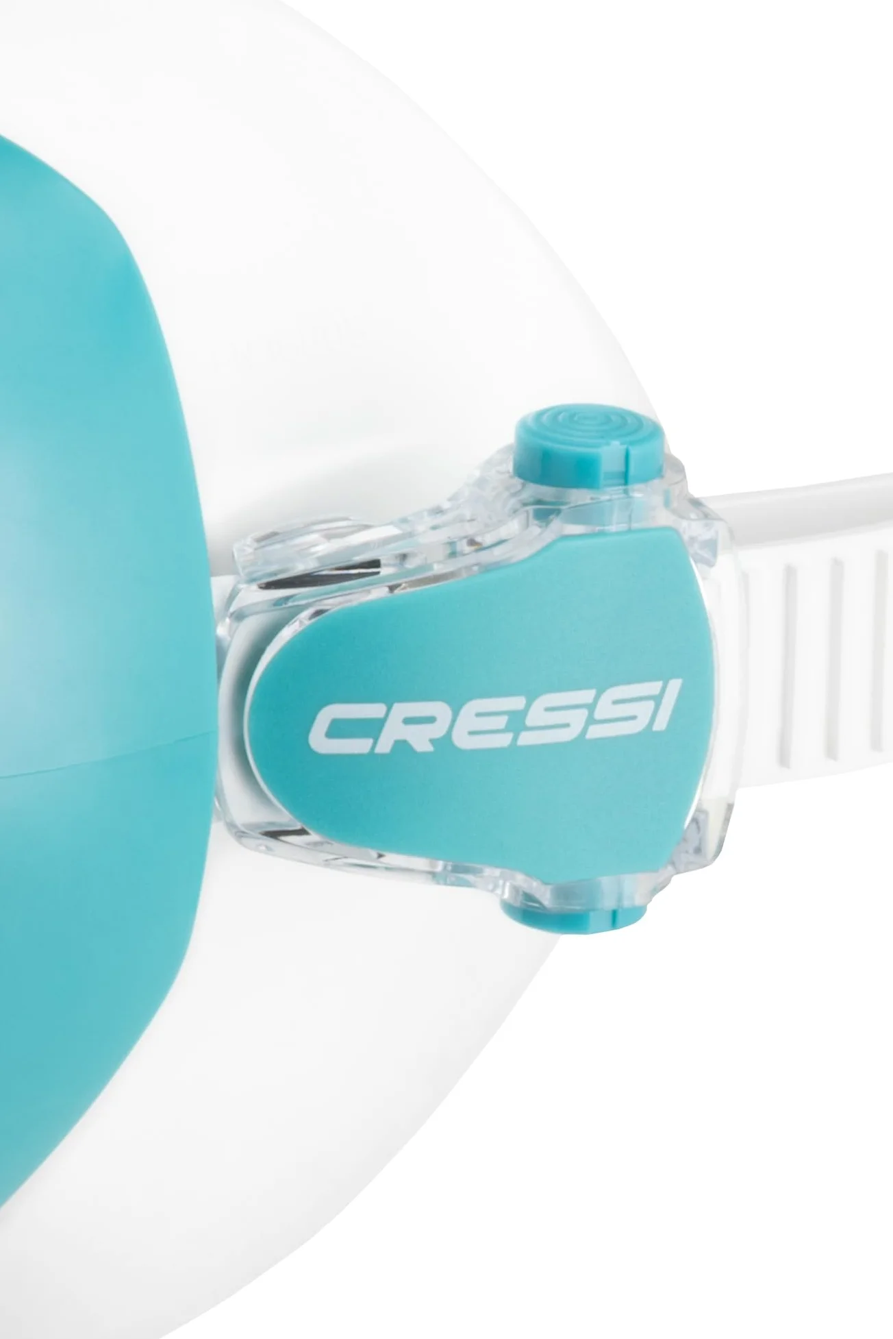 CRESSI Honey - Máscara Compacta Específica para Mujeres, Facial Silicona Suave, Lentes Brillante para Visibilidad Amplia Unisex Adulto