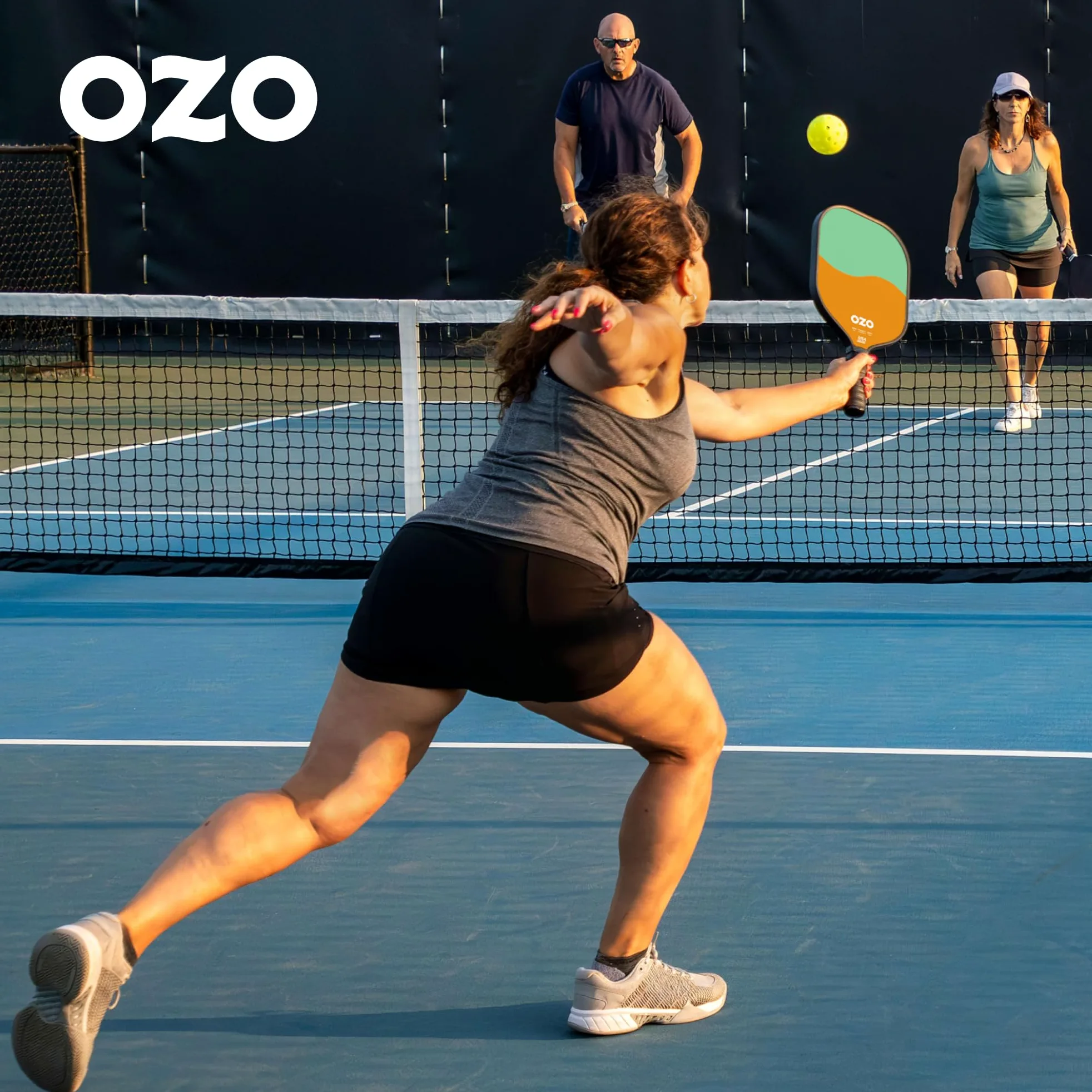 OZO Pickleball - Juego de 2 Palas + 4 Bolas