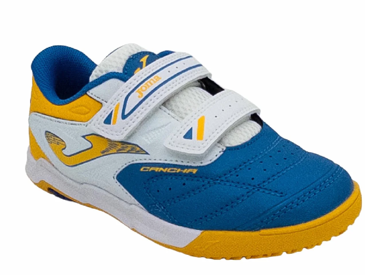 Joma CAJS2604INV Zapatilla Fútbol Sala Cancha JR Doble Autocierre Niños Royal/Blanco