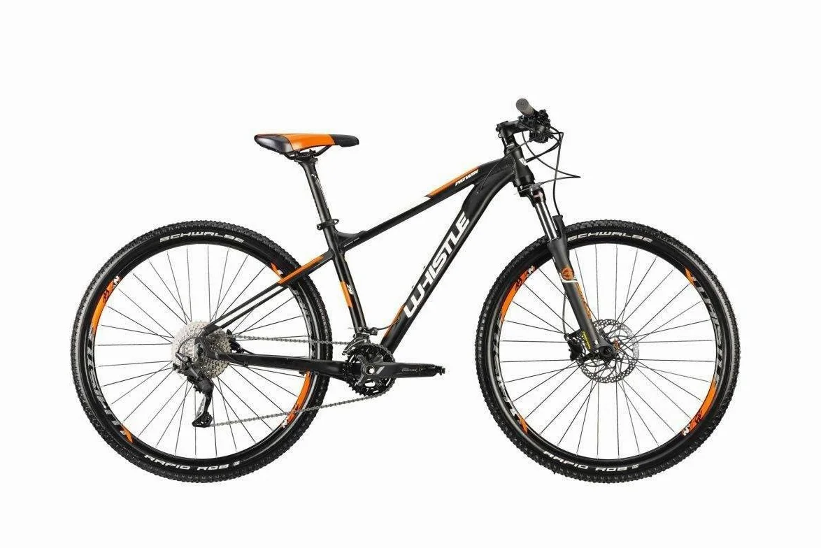 WHISTLE Bicicleta de montaña modelo 2021 PATWIN 2160 29" Medida S Color Negro/Naranja