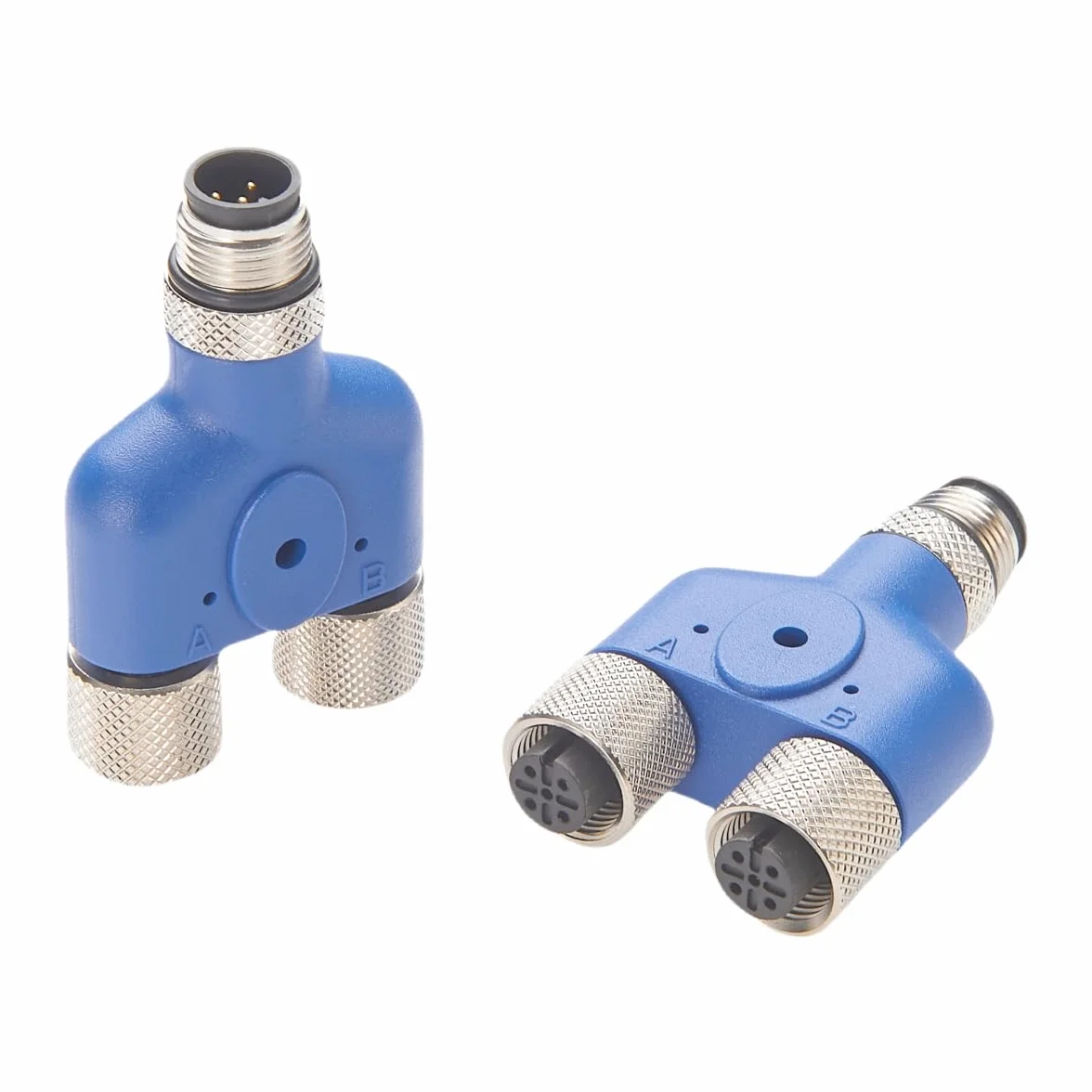 NMEA 2000 Multipuerto M12 Y Splitter Adaptador IP67 Impermeable N2K 3 Vías M12 5Pin A Código Macho a Hembra Sensor Conector Circular para CAN Bus CANOpen Actuador