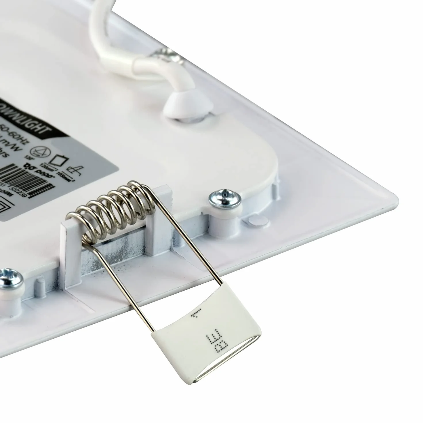 Popp® Placa Downlight LED Empotrable Cuadrado 20W 205x205mm 1800Lm 4000K Luz Neutra LUMILEDs