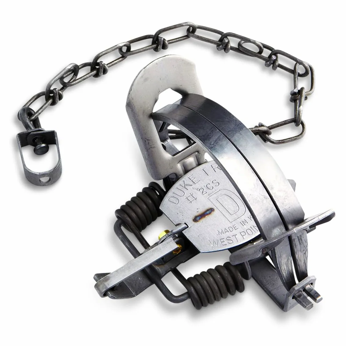 Duke 0490 Animal Trampa, Coil-Spring, 5.5-in. Mandíbula - 0490, 1, N/A