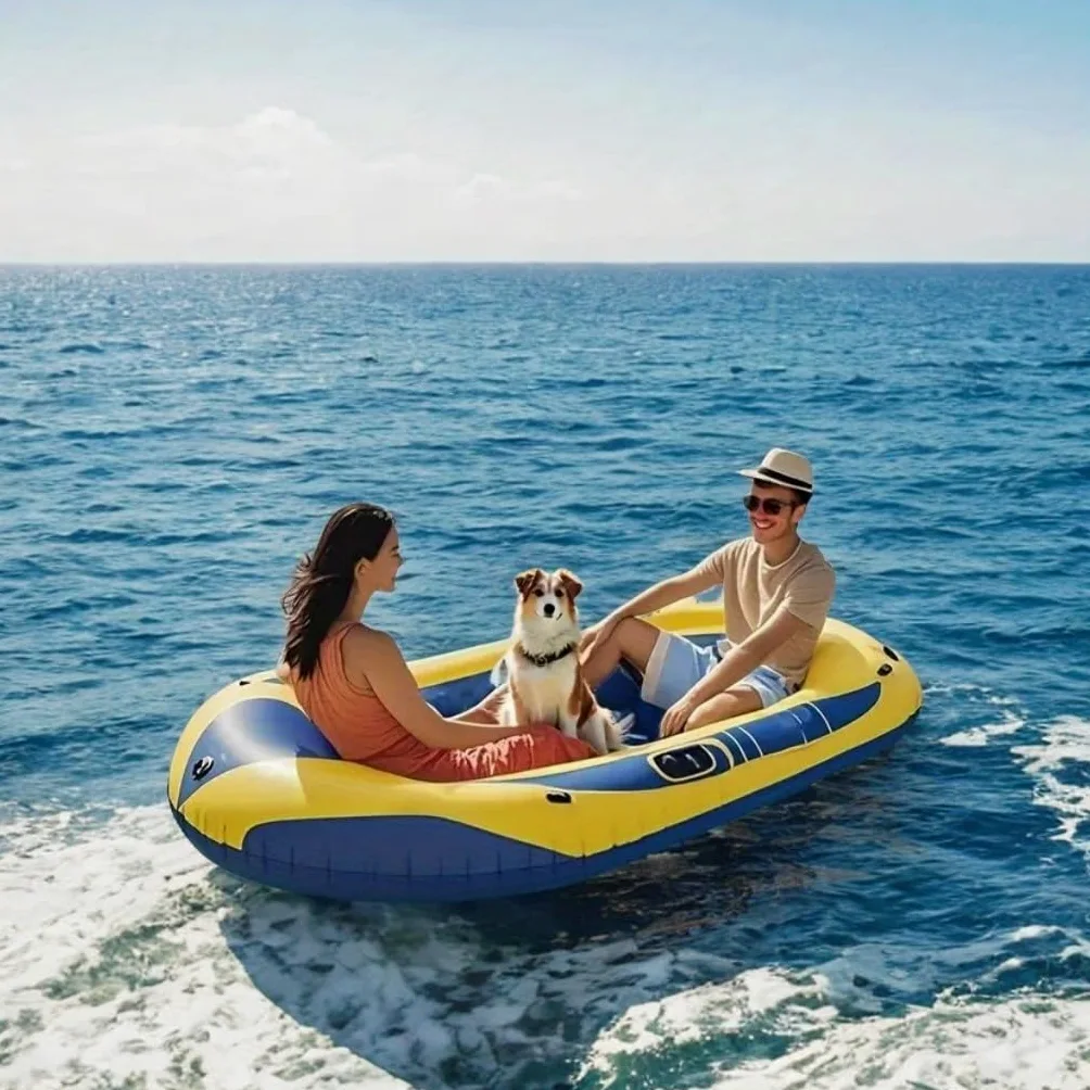 Kayak inflable de 234 cm para adultos – Estable, compacto y ligero, ideal para actividades de ocio en el agua, mares o fluviales
