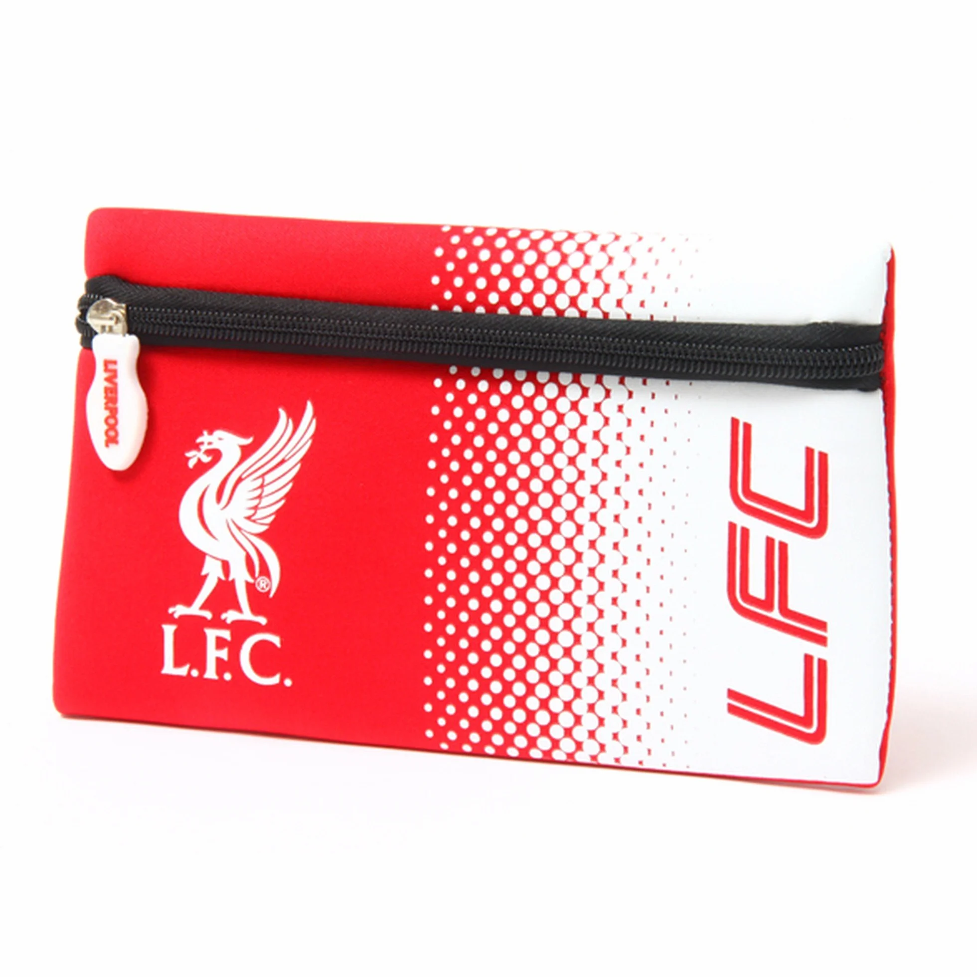 Liverpool FC - Estuche Plano Oficial de Liverpool FC con Escudo (Talla Única) (Rojo/Blanco)