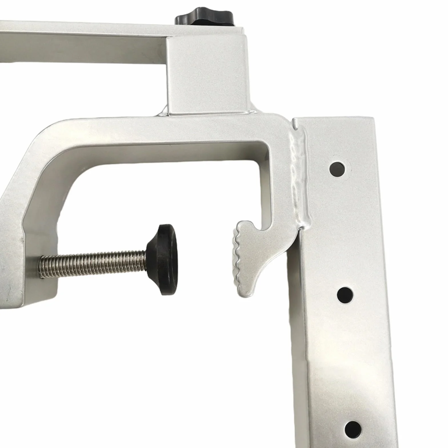 Soporte de aluminio para buscador de peces ajustable de grado marino con placa inferior de múltiples agujeros