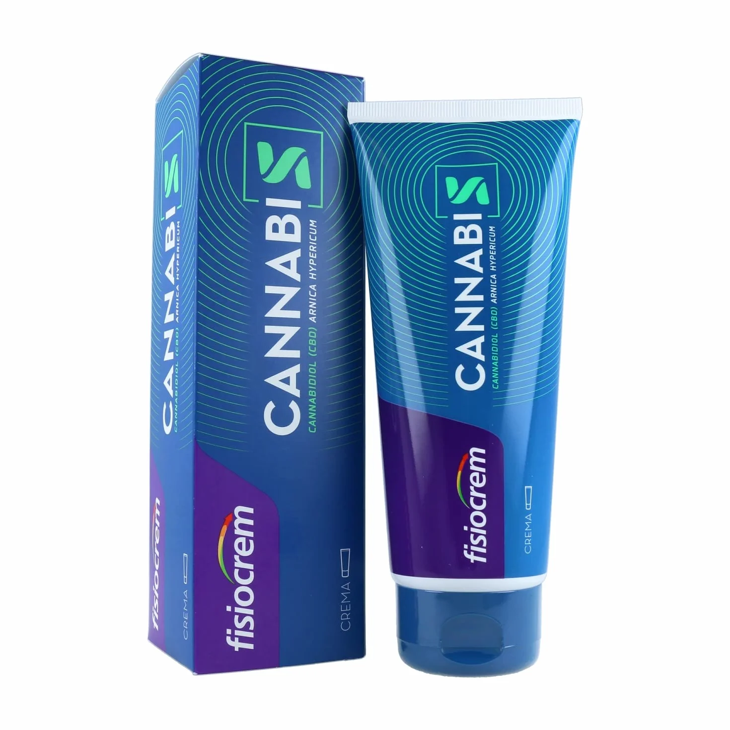 Fisiocrem Cannabis 200 ml Crema Corporal con CBD, Árnica e Hipérico