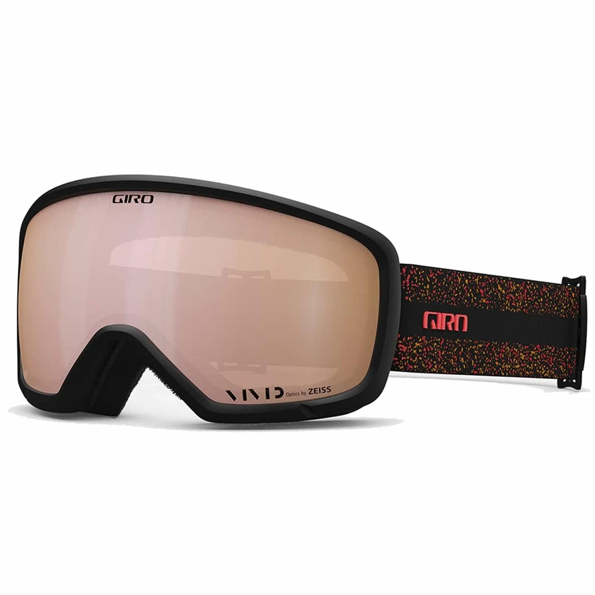 Giro Millie - Gafas de esquí - Gafas de snowboard para mujeres y jóvenes - Correa de expedición naranja tigre lirio/monarca con lente de oro rosa vívido