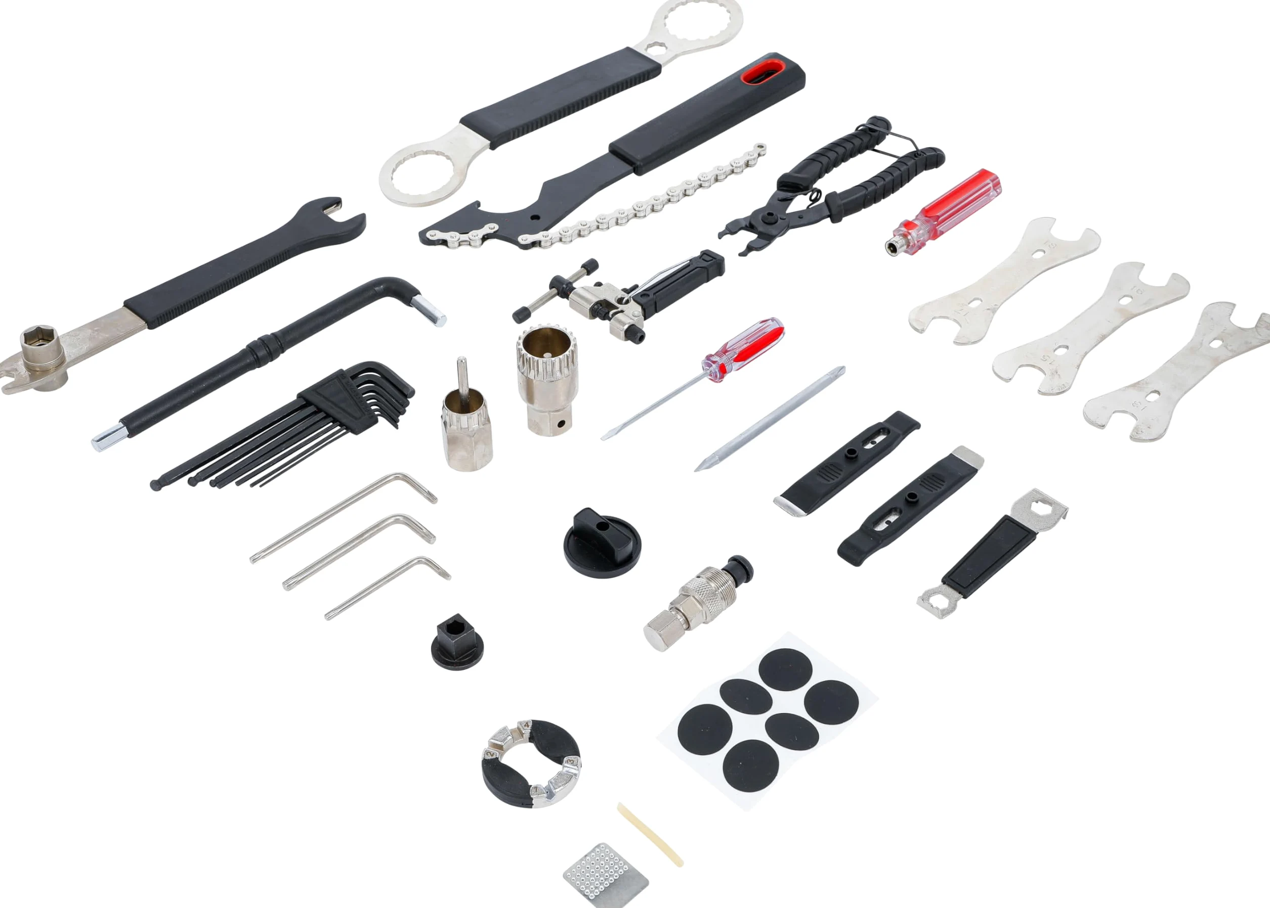 BGS Diy 90100 | Juego de herramientas de reparación para bicicletas | 32 piezas