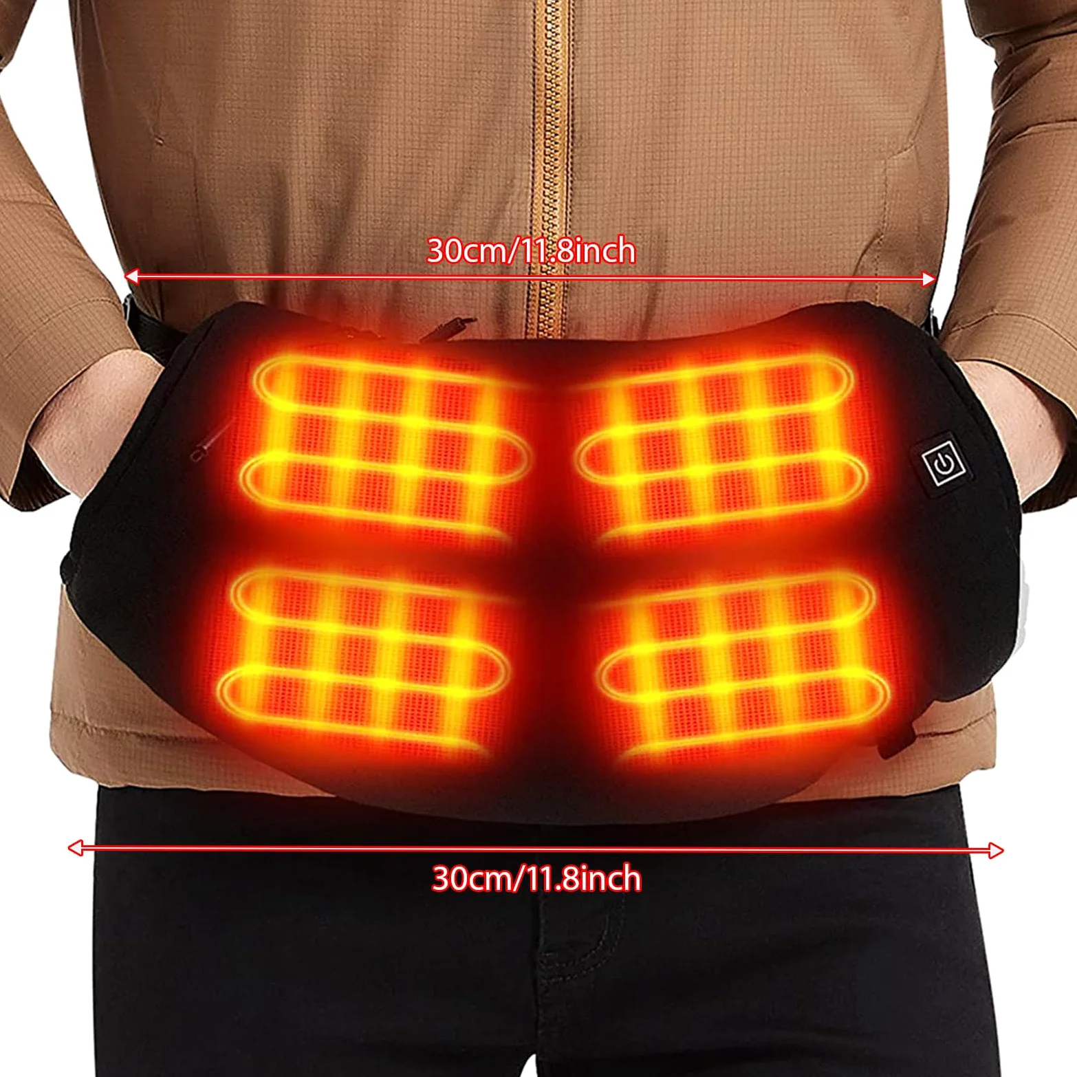 Bolsas recargables para calentar las manos, calentador eléctrico de calentamiento rápido para fútbol, golf, pesca, camping, calentador de invierno
